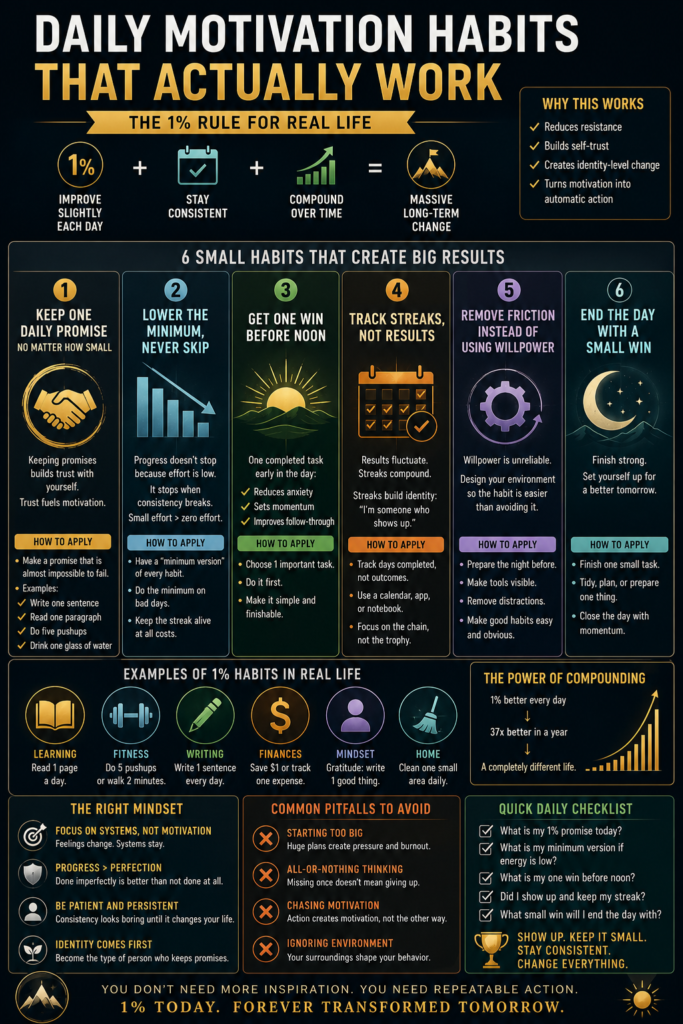 motivation habits