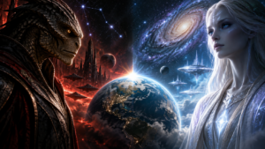 Andromeda Galaxy associated with Andromedan extraterrestrial lore